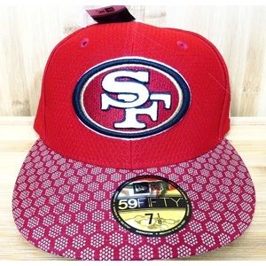 NWT New Era San Francisco 49ers Hat Size 7 1/8